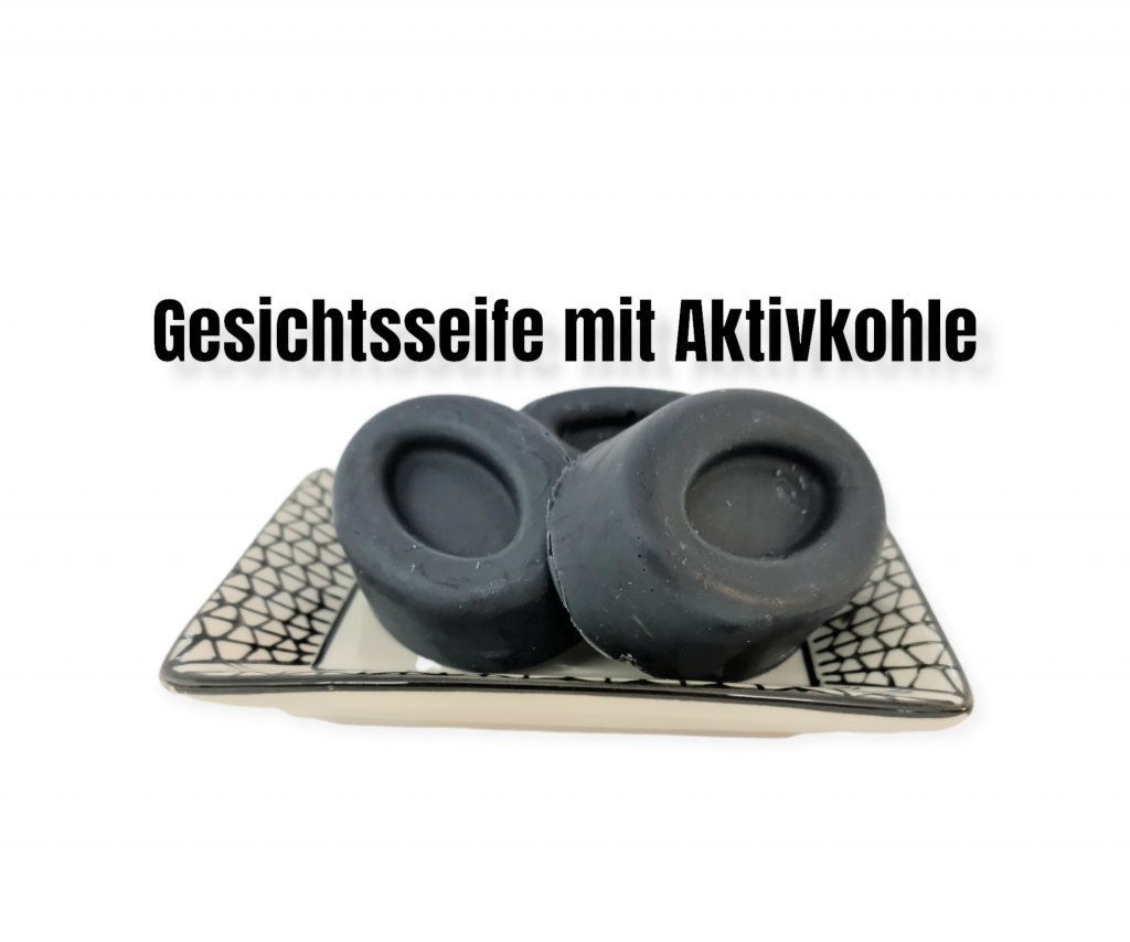 PlantBase Naturseife Fürs Gesicht Mit Sheabutter & Aktivkohle – 80g – Gegen Fettige Haut – Made In Germany