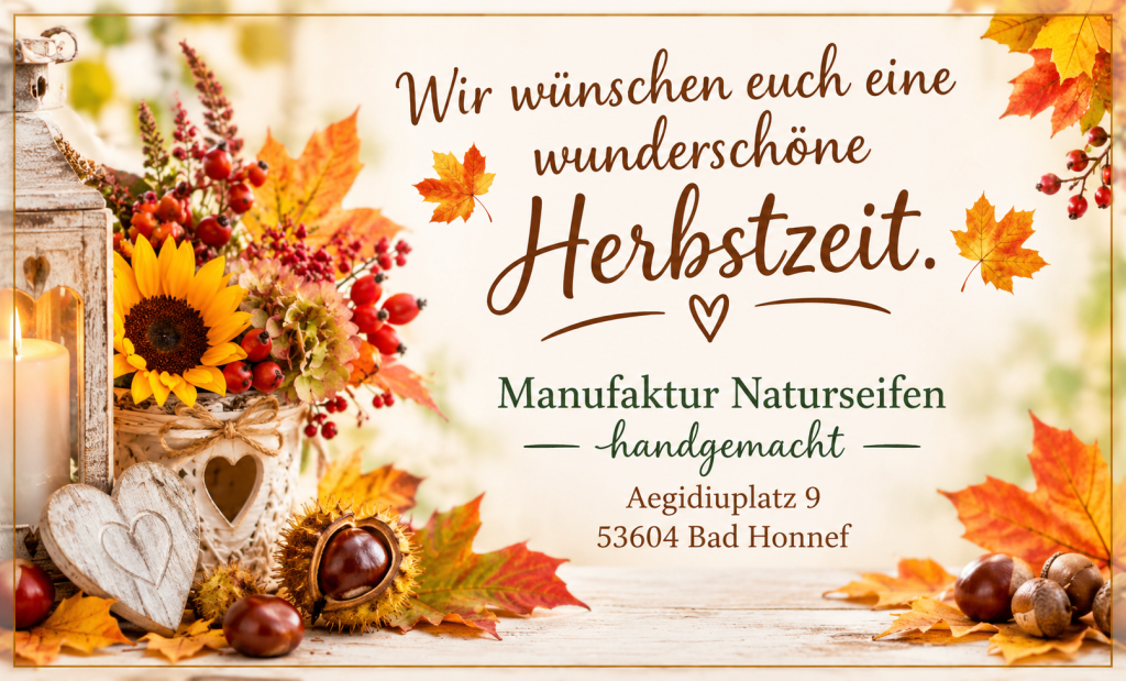 Wir wünschen euch eine wunderschöne Herbstzeit